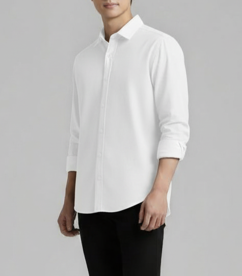 The Essential Crisp White Button-Down Shirt