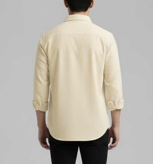 The Essential Cream Button-Down Shirt