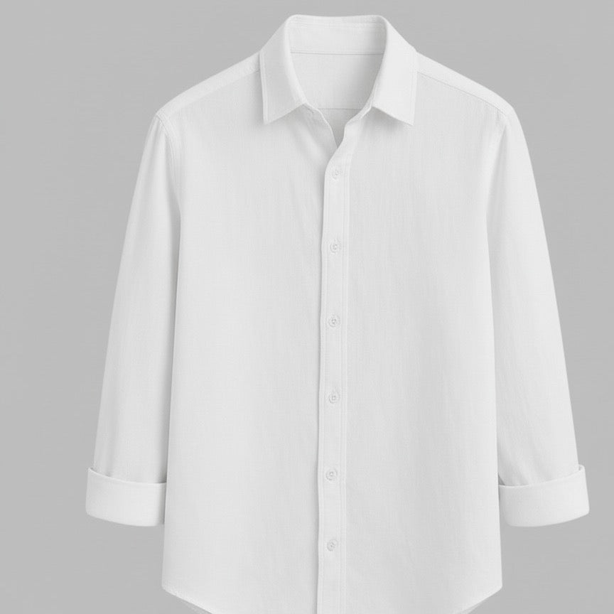 The Essential Crisp White Button-Down Shirt