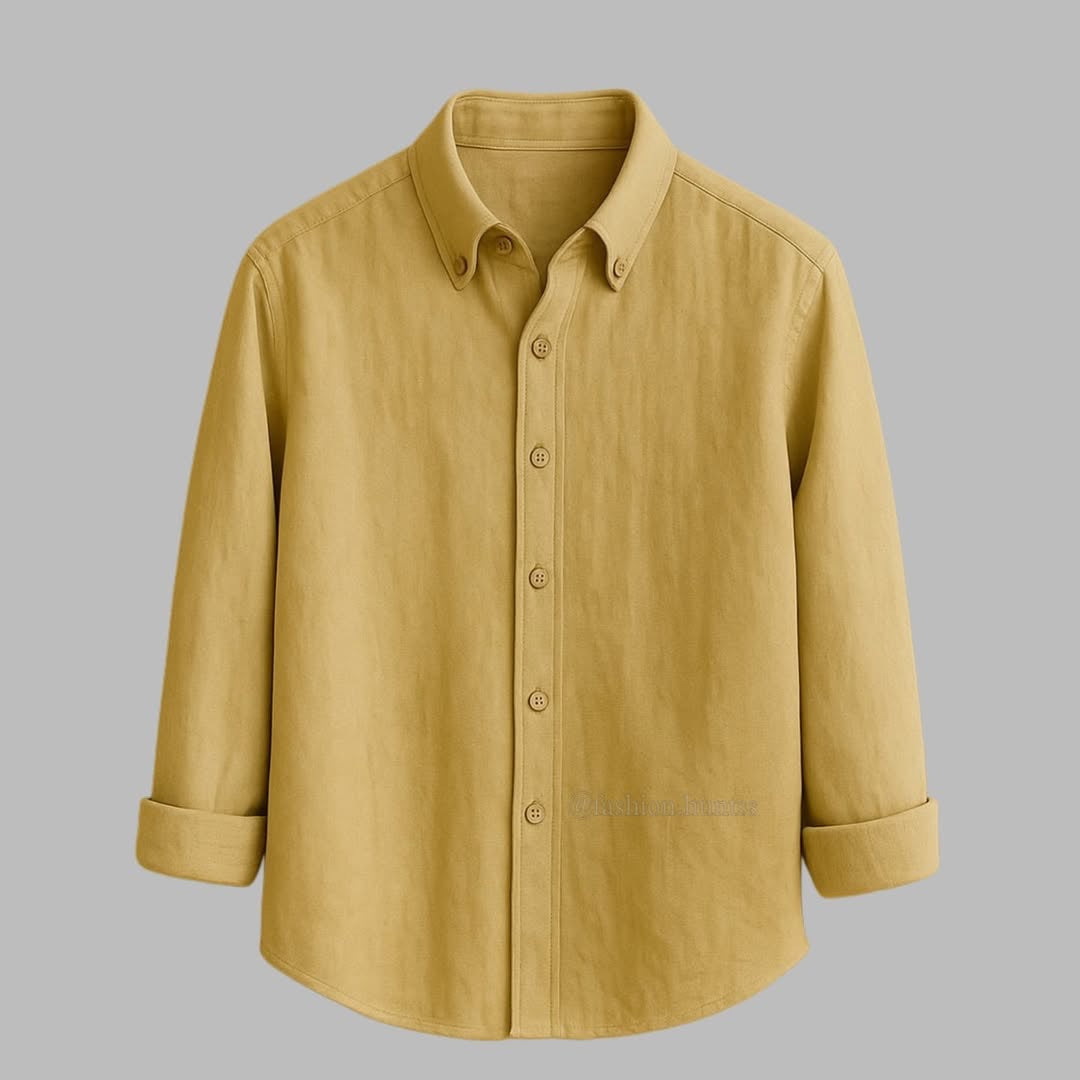 The Heritage Mustard Yellow Button-Down Shirt