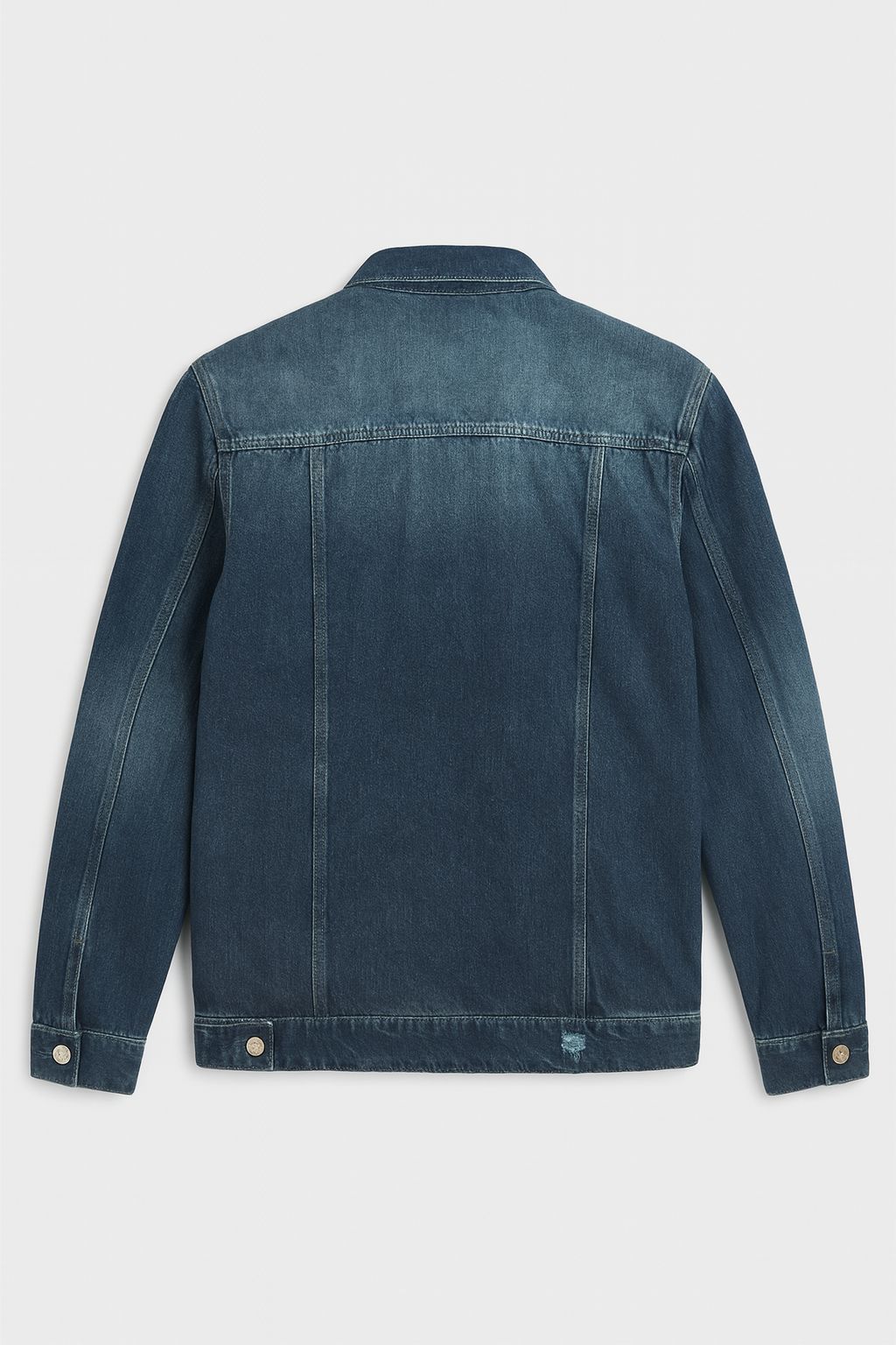 Premium Distressed Denim Jacket — Men (S to XXL) 🔥